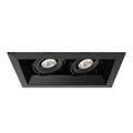 Eurofase  Multiple 15w 2 Lights Trim 40 Degree Gimbal 3500k Black/black