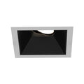 Eurofase Oscar Large 40w Square White Trim Black Baffle Gimbal Wide 3000k Clear Lens