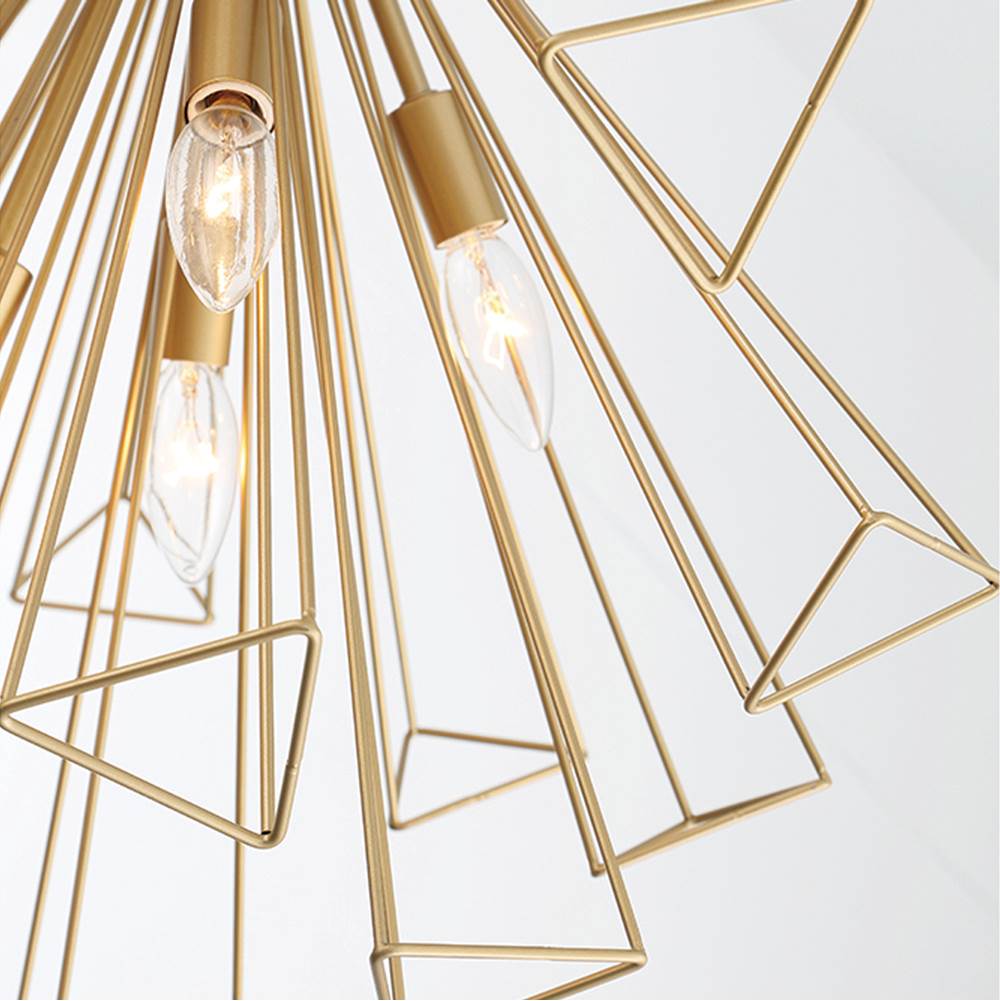 Eurofase 43863-027 Matte Gold Dendelio, Chandelier , 13-light, 30'', Matte Gold Image 5