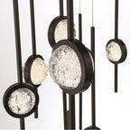 Eurofase Barletta, Chandelier , 26-light, 40'', Anodized Black