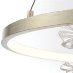 Eurofase 37342-012 Brushed Silver Clayton, Chandelier , 26'', Brushed Silver Image 3