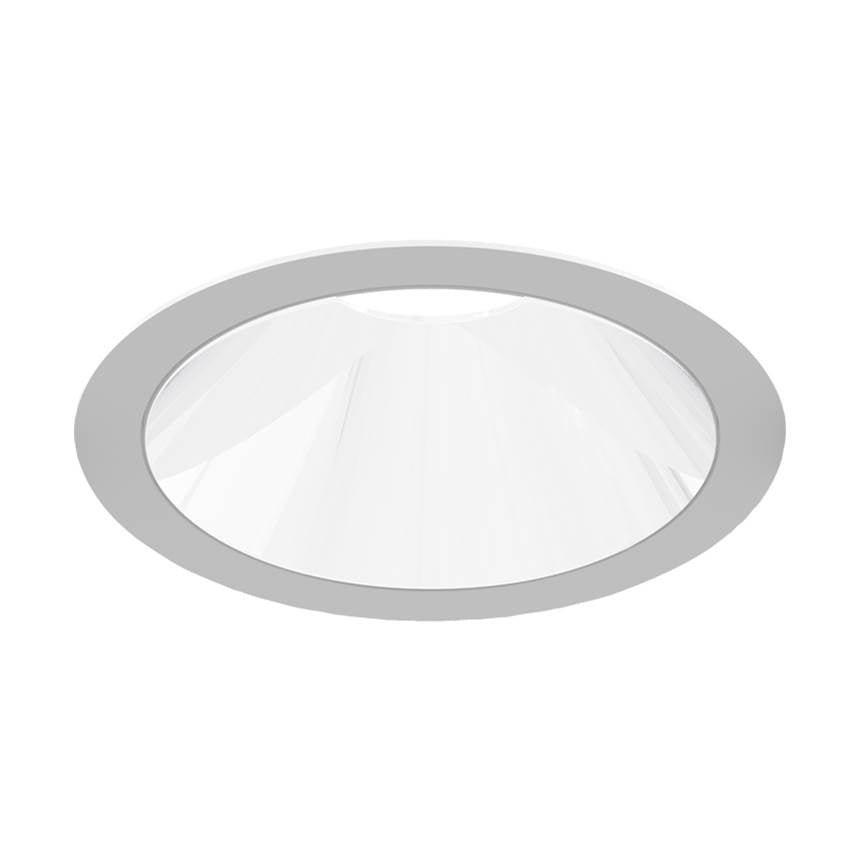 Eurofase Oscar Medium 26w Round White Trim White Baffle Wide 3000k Clear Lens