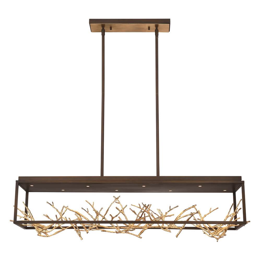 Eurofase 35642-015 Gold Black Mix Aerie, Chandelier , 8-light, 42'', Gold-black Mix Image 2