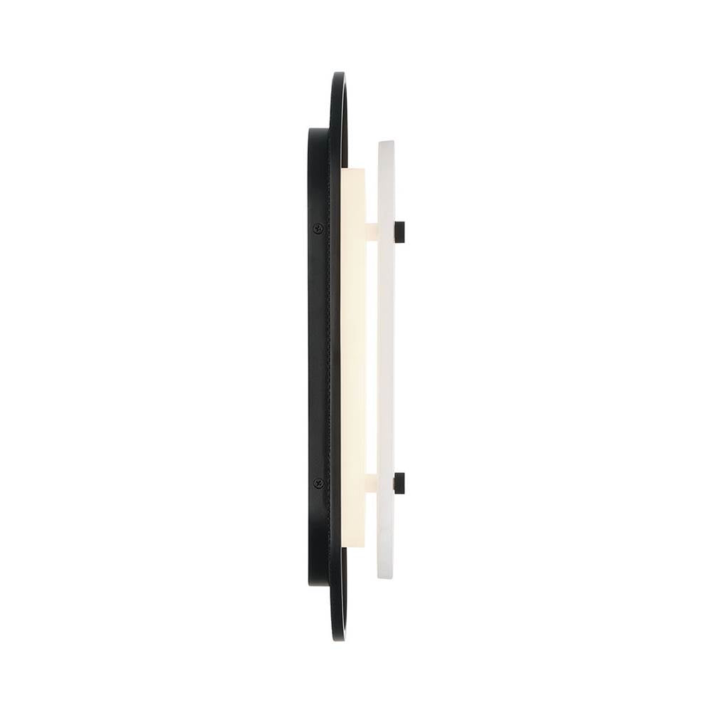 Eurofase 49442-021 Matte Black Tramore, Wall Sconce , 16'', Matte Black, Alabaster Image 3