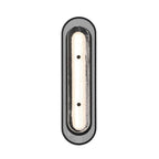 Eurofase 49443-011 Matte Black Tramore, Wall Sconce, 22'', Matte Black, Silver Glass Image 2