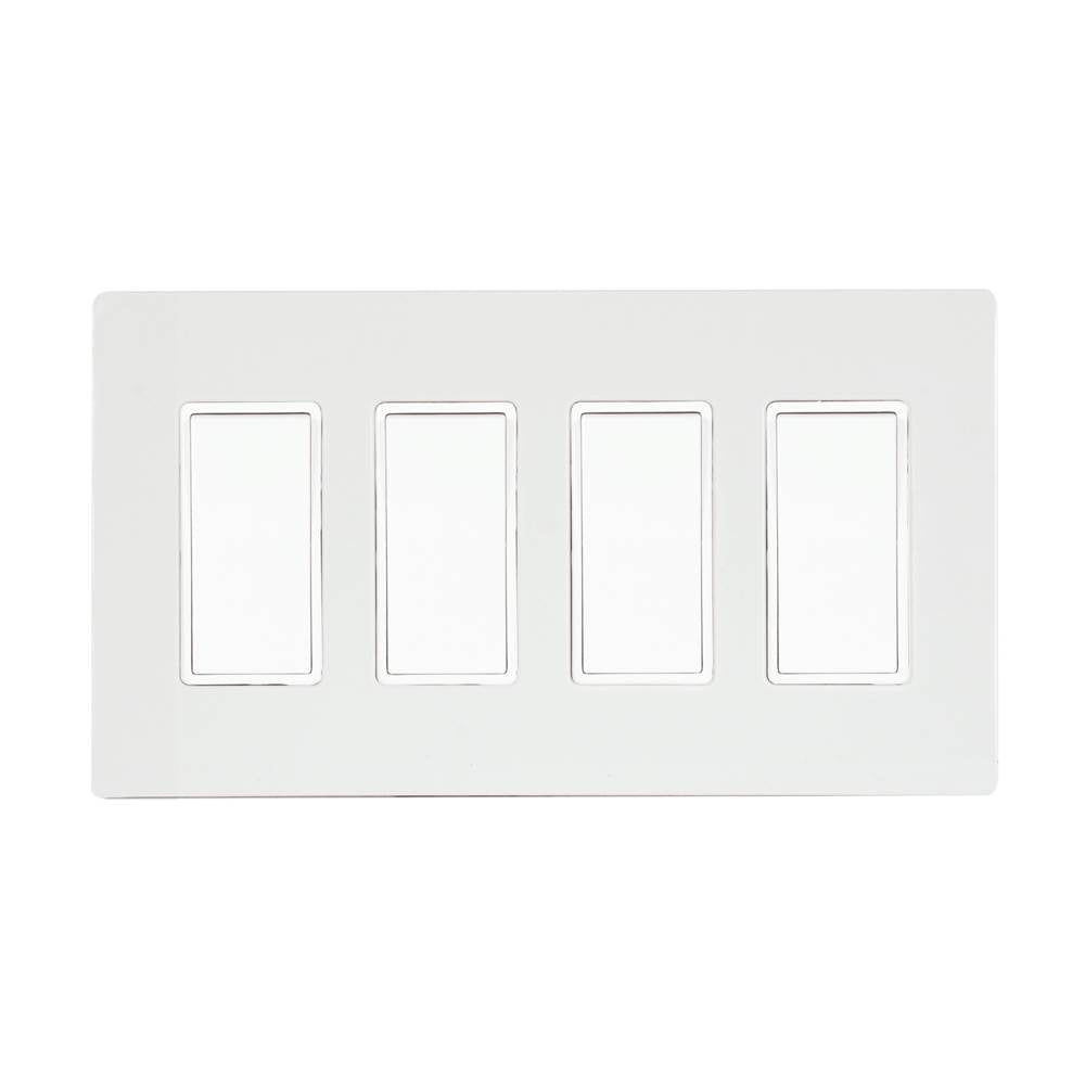 Eurofase Controls Eurofase Efsspw4 On/off Switch With White Screwless Plate And Box