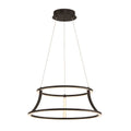 Eurofase Cadoux, Chandelier, 20'', Matte Black, White Glass
