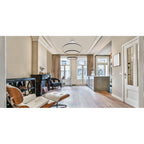 Eurofase 43900-015 Matte Black Verdura, Chandelier, 3-light, 60'', Matte Black, White Acrylic Image 2