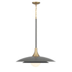 Eurofase 46785-039 Matte Grey Welsh, Pendant, 30'', Matte Grey, White Glass Image 5