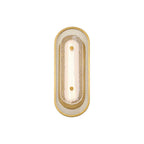 Eurofase 49170-016 Gold Tramore, Wall Sconce, 16'', Gold, Silver Glass Image 4