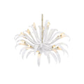 Eurofase 46432-025 Distressed White Kagra, Chandelier , 12-light, 42'', Distressed White Image 1