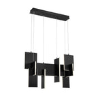 Eurofase 37345-025 Anodized Black Coburg, Chandelier , 33'', Anodized Black Image 1