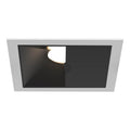 Eurofase Oscar Small 15w Square Black Trim White Baffle Wasll Wash Wide 3000k Clear Lens