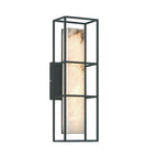 Eurofase 46837-011 Matte Black Blakley, Outdoor , 16'', Matte Black, Alabaster Image 1