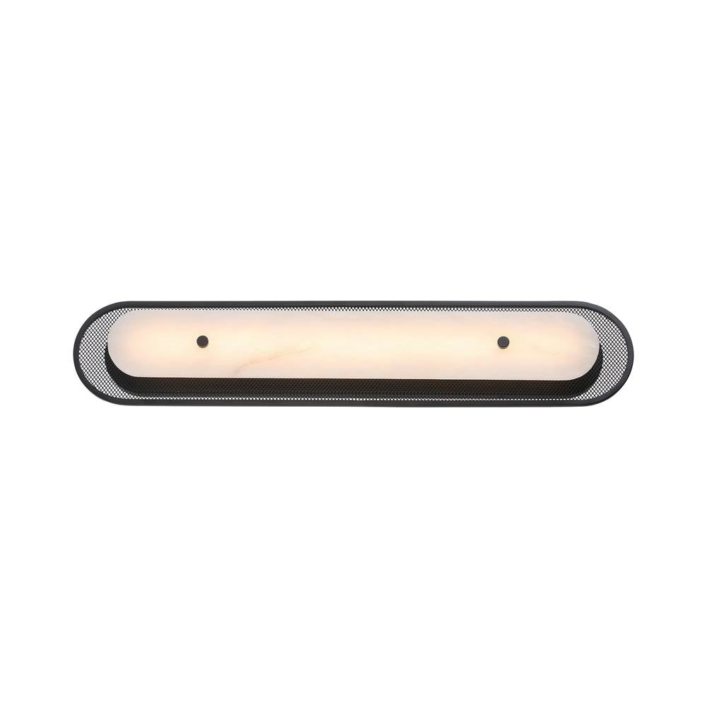 Eurofase 49444-025 Matte Black Tramore, Wall Sconce , 30'', Matte Black, Alabaster Image 7