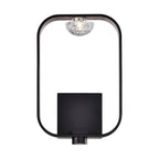 Eurofase 37076-016 Gold Black Mix Dagmar, Wall Sconce, 14'', Gold-black Mix, Clear Glass Image 1