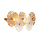 Eurofase 45700-019 Matte Gold Sue-anne, Vanity, 22'', Matte Gold, Clear-amber Glass Image 6
