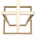 Eurofase 39324-023 Satin Gold Paint Bordo, Chandelier, 3-light, 56'', Satin Gold Paint, White Acrylic Image 1