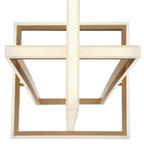 Eurofase 39324-023 Satin Gold Paint Bordo, Chandelier, 3-light, 56'', Satin Gold Paint, White Acrylic Image 1