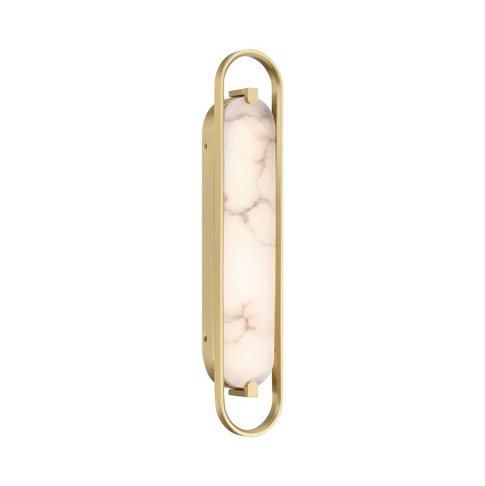 Eurofase 48955-010 Gold Noga, Vanity , 24'', Gold, Alabaster Image 6