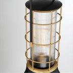 Eurofase 44265-014 Gold Black Mix Rivamar, Outdoor, 23'', Gold-black Mix, Clear Glass Image 2