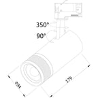 Eurofase 39714-30-01 Black Focus,track Head,29w,30k,b Image 1