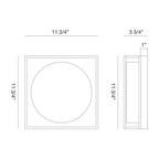 Eurofase 39332-011 Satin Gold Paint Rover, Flush Mount, 12'', Satin Gold Paint, White Glass Image 1