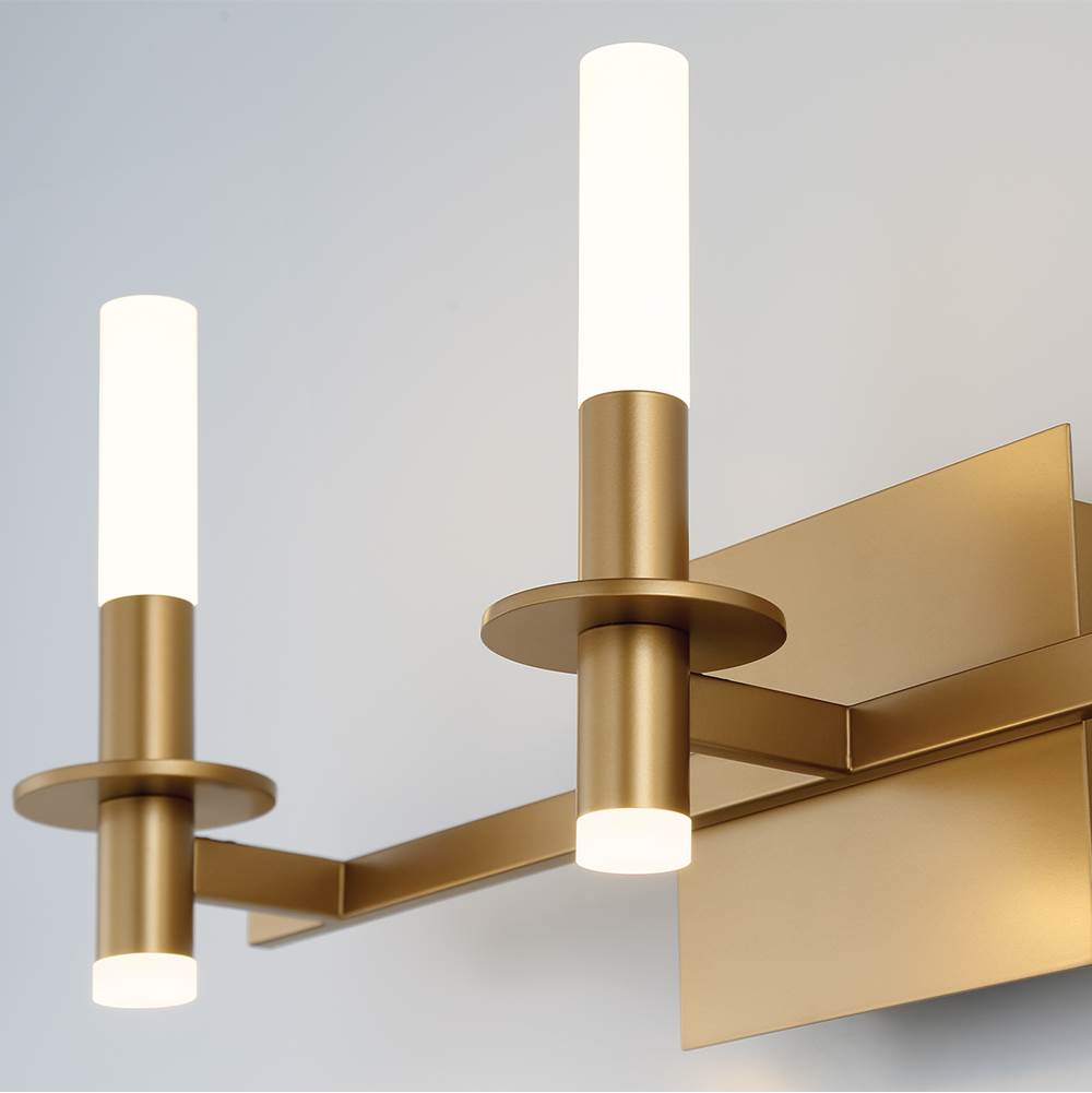 Eurofase Torna, Vanity, 3lt, 24'', Gold, White Acrylic