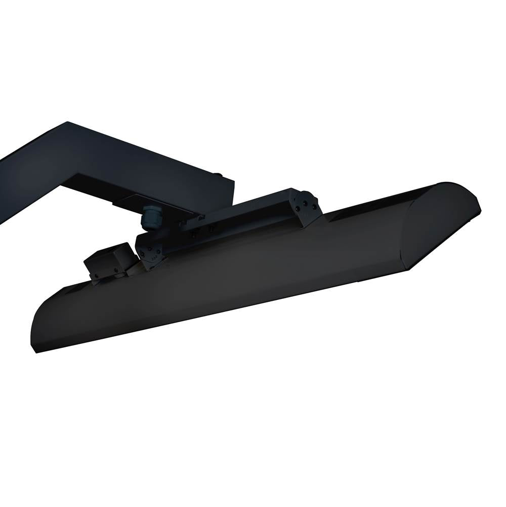 Eurofase EF3908PMB Black Eurofase Ef3908pmb 39 Inch 8ft Black Pole Mount With Single Crossbar Image 2