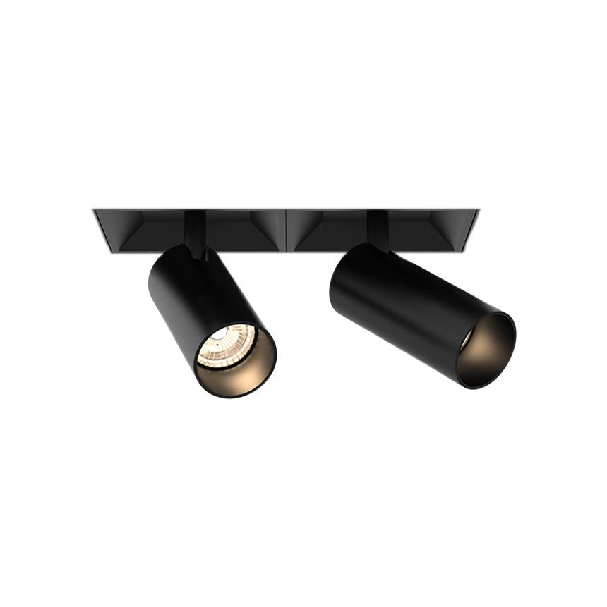 Eurofase Bravo 15w 2 Light Black Trimless Spot Wide 3000k