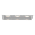 Eurofase Tango 15w 3 Light White Trim Wide 4000k Clear Lens