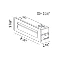 Eurofase 31576-017 Marine Grey Odia,od,led Inwall,8.5w,marine Image 1