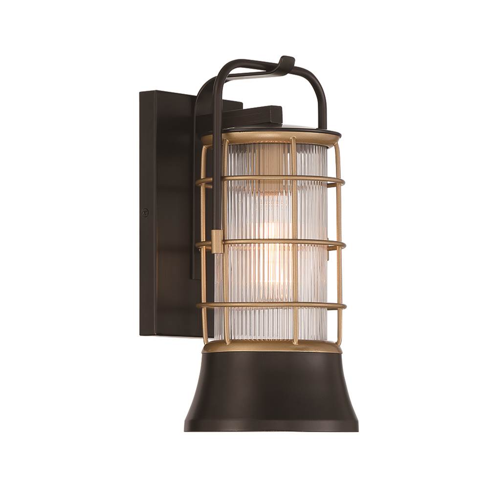 Eurofase Rivamar, Outdoor, 13'', Gold-black Mix, Clear Glass