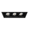 Eurofase  Multiple 26w 3 Lights Trim 20 Degree Gimbal 3000k Black/black