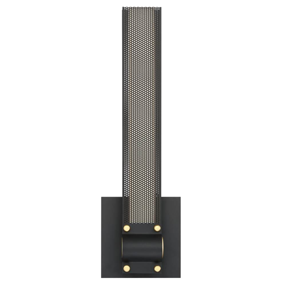 Eurofase 37052-010 Gold Black Mix Admiral, Wall Sconce , 16'', Gold-black Mix Image 1