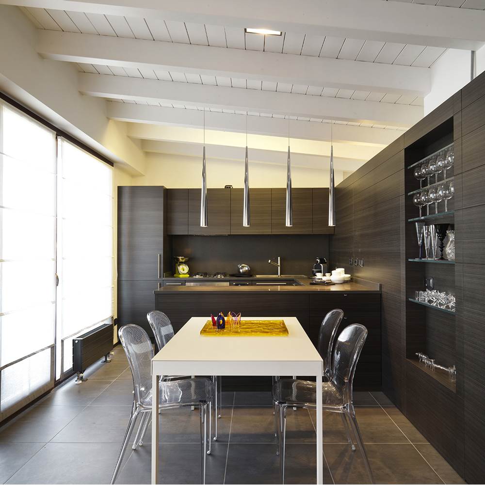 Eurofase Sliver, Pendant , 36'', Polished Nickel