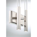 Eurofase 46426-024 Polished Nickel Benicio, Wall Sconce, 2-light, 18'', Polished Nickel, Clear Glass Image 2
