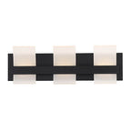 Eurofase 35655-028 Matte Black Cambridge, Vanity, 3lt, 21'', Matte Black, White Acrylic Image 6