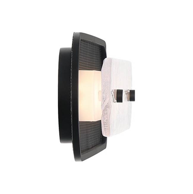 Eurofase 49444-018 Matte Black Tramore, Wall Sconce, 30'', Matte Black, Silver Glass Image 6