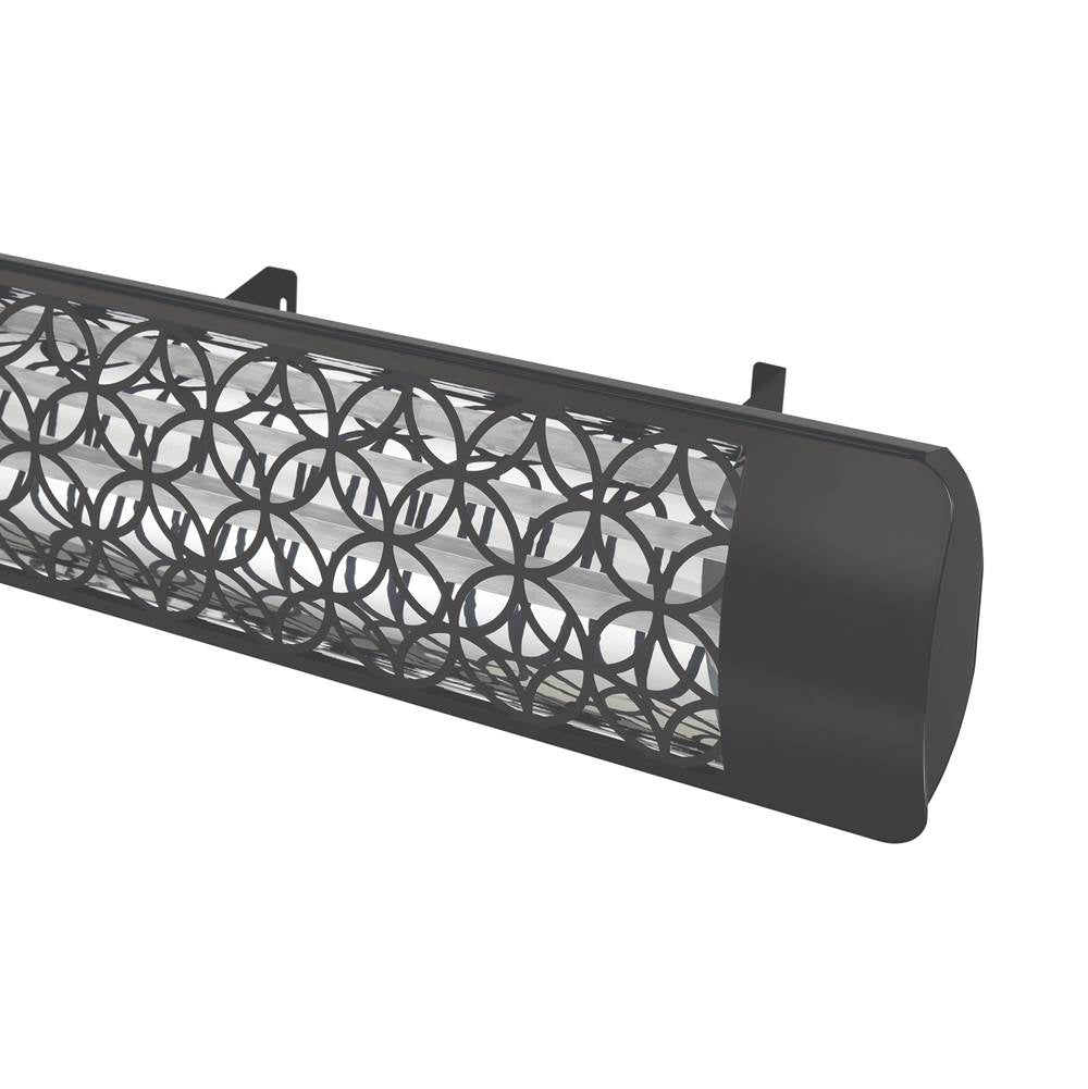 Eurofase EF40240B2 Black Eurofase Ef40240b2 Dual Element 39 Inch 4000 Watt Electric Patio Heater Image 3