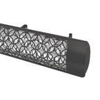 Eurofase EF40240B2 Black Eurofase Ef40240b2 Dual Element 39 Inch 4000 Watt Electric Patio Heater Image 3