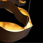 Eurofase 31384-018 Bronze Gold Mix Vaughan, Chandelier, 34'', Bronze-gold Mix, Gold Glass Image 6