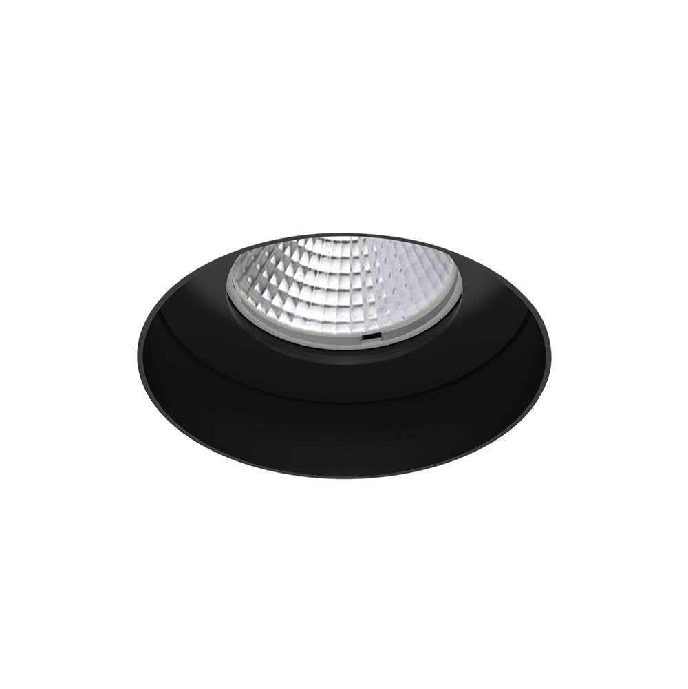Eurofase 28715-35-024 Black Amigo 15w 1 Light Round Trimless Downlight 3500k Black Image 1
