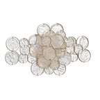 Eurofase Trento, Wall Sconce, 18'', Matte Silver, Clear Glass