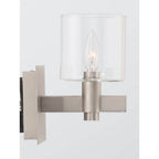Eurofase 46811-028 Satin Nickel Decato, Wall Sconce, 9'', Satin Nickel, Clear Glass Image 5