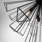Eurofase 43863-013 Matte Black Dendelio, Chandelier , 13-light, 30'', Matte Black Image 5