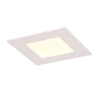 Eurofase Midway 4'' Slim 12w 1 Light Square Trim 5cct White