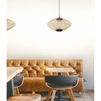 Eurofase 37107-017 Matte Black Park, Pendant, 22'', Matte Black, Gold Steel Image 1