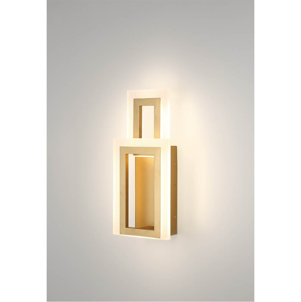 Eurofase 45908-019 Matte Gold Inizio, Wall Sconce , 16'', Matte Gold Image 2