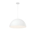 Eurofase Laverton, Pendant, 24'', Matte White, White Steel